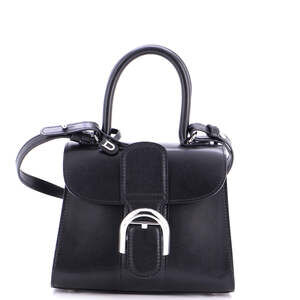 Delvaux Mini Brillant Top Handle Bag Leather